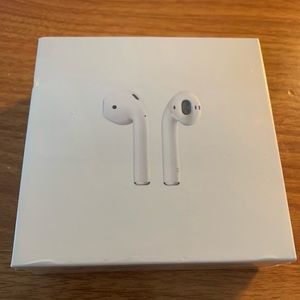 Generation 2 airpods with charging case.